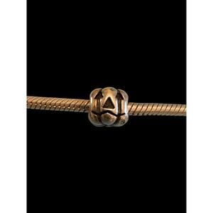 Authentic Pandora sterling silver pumpkin charm